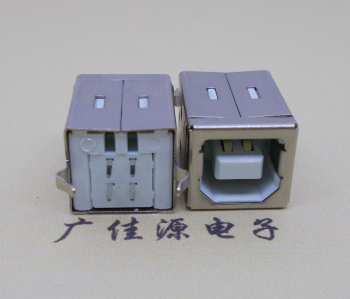 郴州USB BF180度母座 打印机接口 立式直插带赛