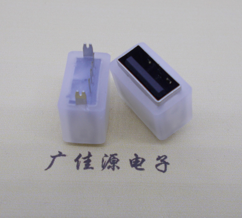 郴州USB连接器接口 10.5MM防水立插母座 鱼叉脚