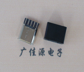 郴州麦克-迈克 接口USB5p焊线母座 带胶外套 连接器