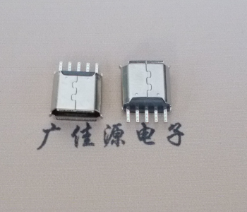 郴州Micro USB接口 母座B型5p引脚焊线无后背