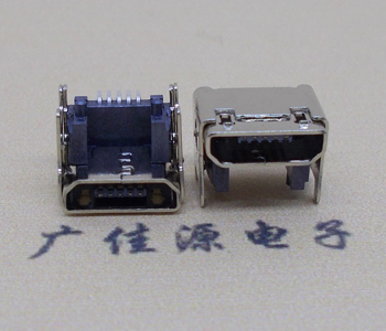郴州MICRO USB 5P母座 SMT垫高 L=4.15双壳