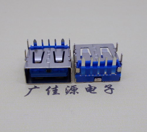 郴州 USB5安大电流母座 OPPO蓝色胶芯,快速充电接口