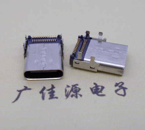 郴州板上型Type-C24P母座双排SMT贴片连接器